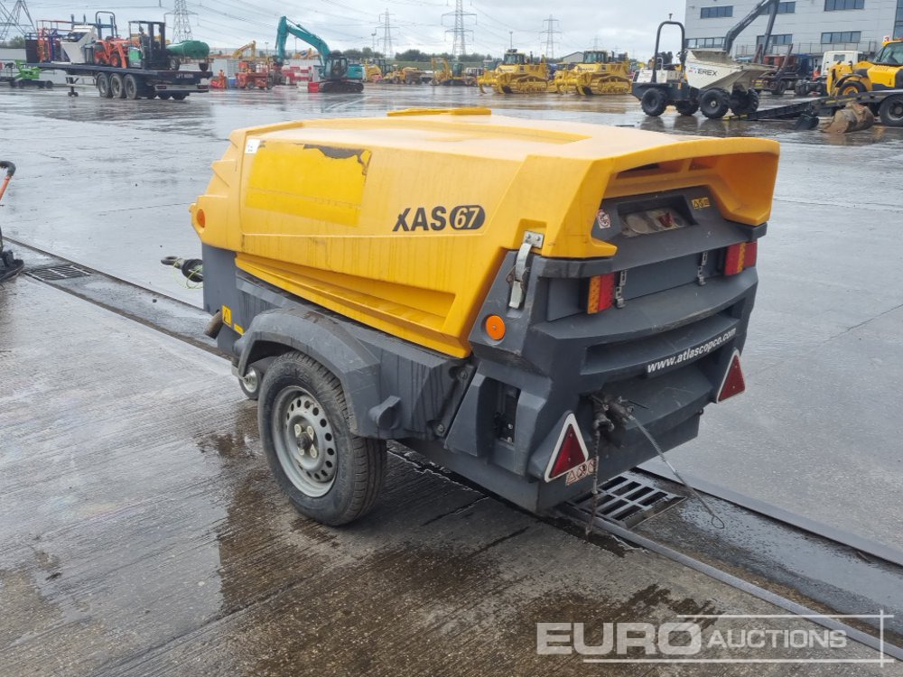2015 Atlas Copco XAS67KD 130CFM - מדחס אוויר: תמונה 3 2015 Atlas Copco XAS67KD 130CFM - מדחס אוויר: תמונה 3