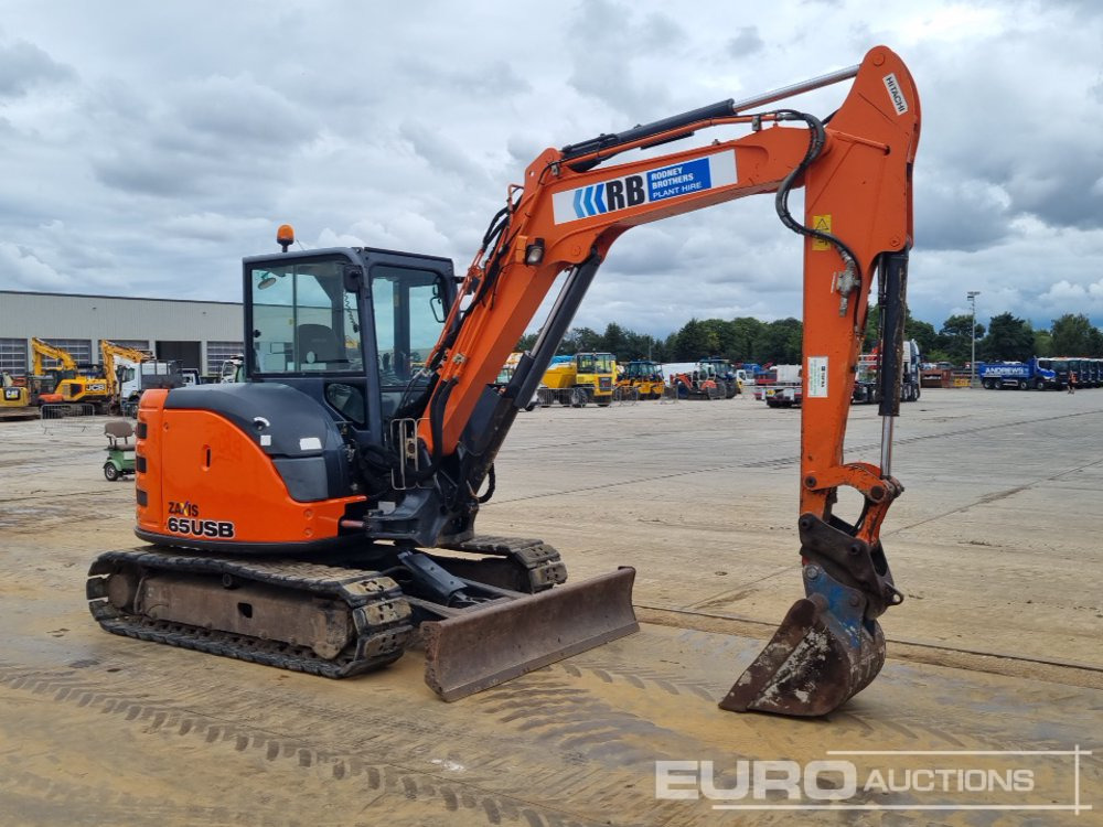 מיני מחפר 2015 Hitachi ZX65USB-5A CLP: תמונה 7