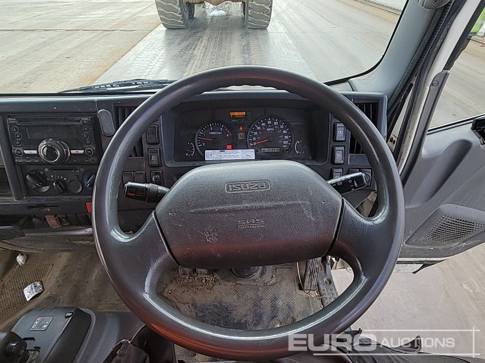משאית צד נופל/ שטוחה 2015 Isuzu NPR: תמונה 24