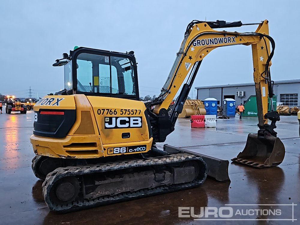 2015 JCB 86C-1 - מיני מחפר: תמונה 5 2015 JCB 86C-1 - מיני מחפר: תמונה 5