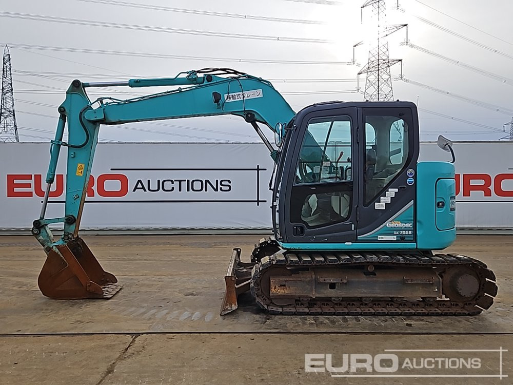 2015 Kobelco SK75SR-3 - מיני מחפר: תמונה 2 2015 Kobelco SK75SR-3 - מיני מחפר: תמונה 2