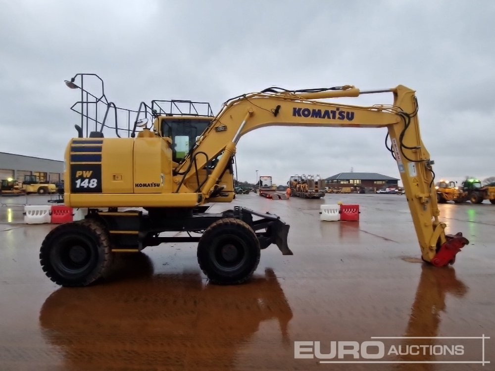 מחפר גלגלים 2015 Komatsu PW148-10: תמונה 6 מחפר גלגלים 2015 Komatsu PW148-10: תמונה 6