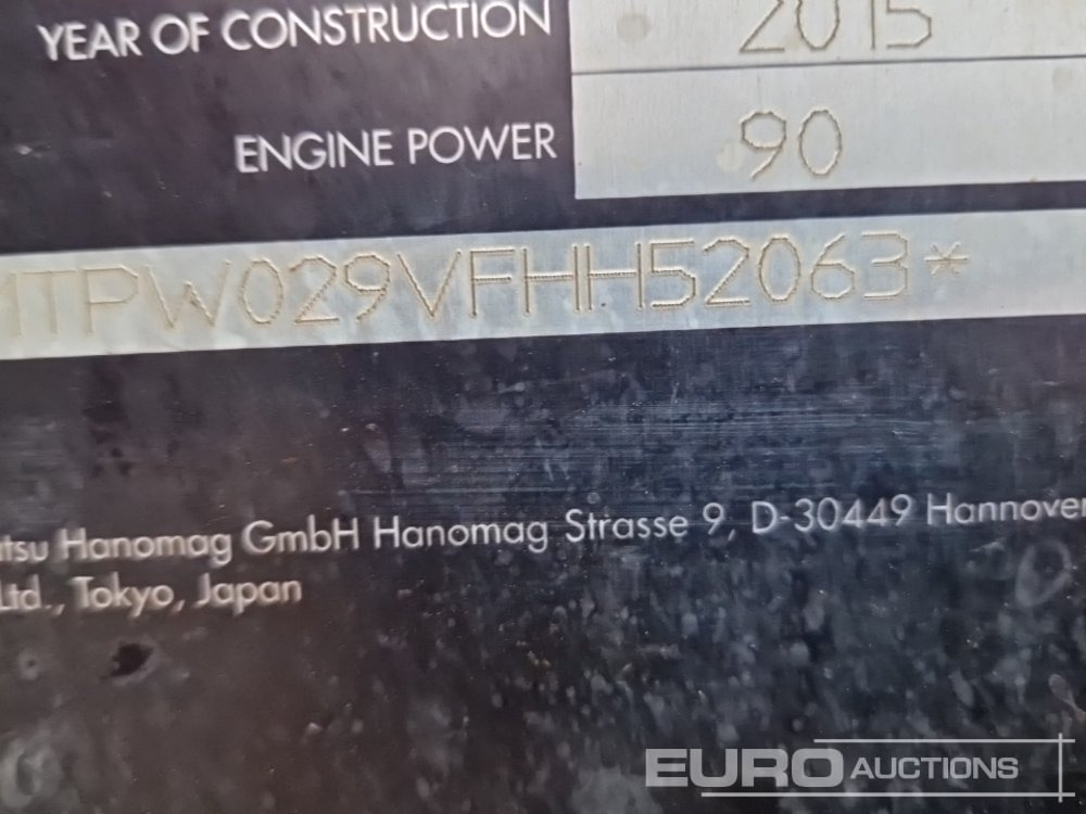 מחפר גלגלים 2015 Komatsu PW148-10: תמונה 49 מחפר גלגלים 2015 Komatsu PW148-10: תמונה 49