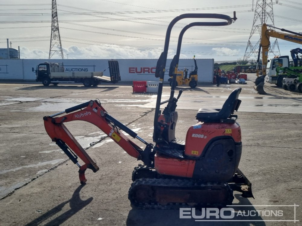 2015 Kubota K008-3 - מיני מחפר: תמונה 2 2015 Kubota K008-3 - מיני מחפר: תמונה 2