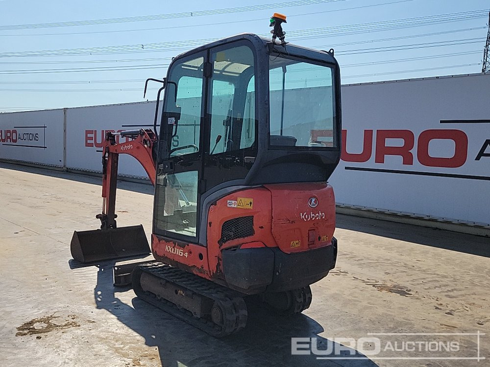 2015 Kubota KX016-4 - מיני מחפר: תמונה 3 2015 Kubota KX016-4 - מיני מחפר: תמונה 3
