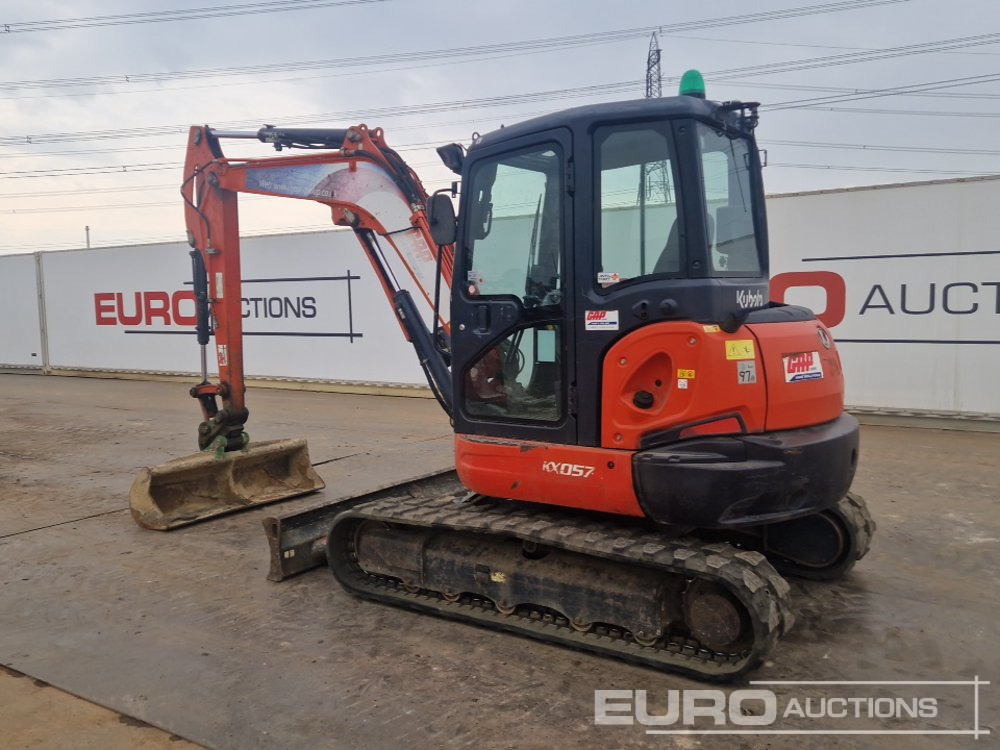 2015 Kubota KX057-4 - מיני מחפר: תמונה 3 2015 Kubota KX057-4 - מיני מחפר: תמונה 3