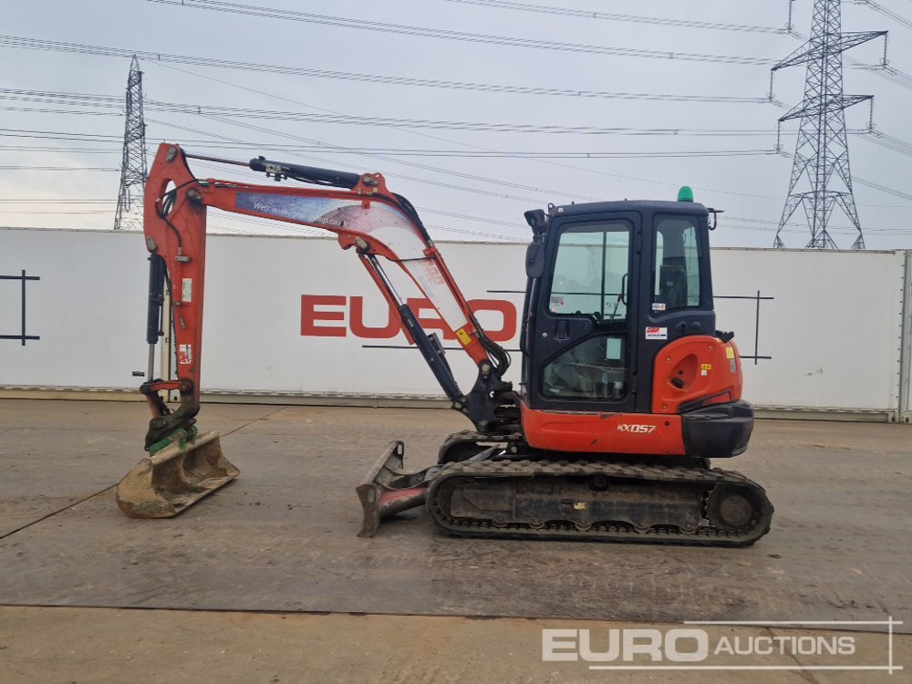 2015 Kubota KX057-4 - מיני מחפר: תמונה 2 2015 Kubota KX057-4 - מיני מחפר: תמונה 2