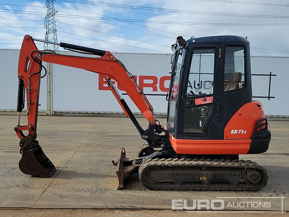 2015 Kubota KX71-3 - מיני מחפר: תמונה 2 2015 Kubota KX71-3 - מיני מחפר: תמונה 2