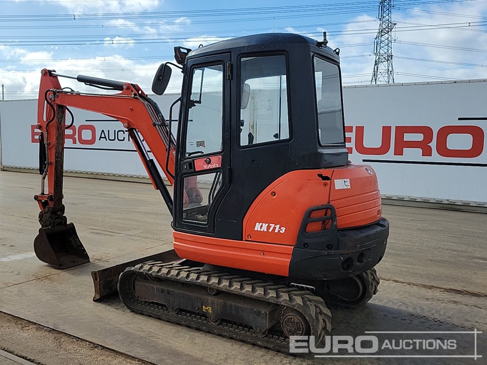 2015 Kubota KX71-3 - מיני מחפר: תמונה 3 2015 Kubota KX71-3 - מיני מחפר: תמונה 3