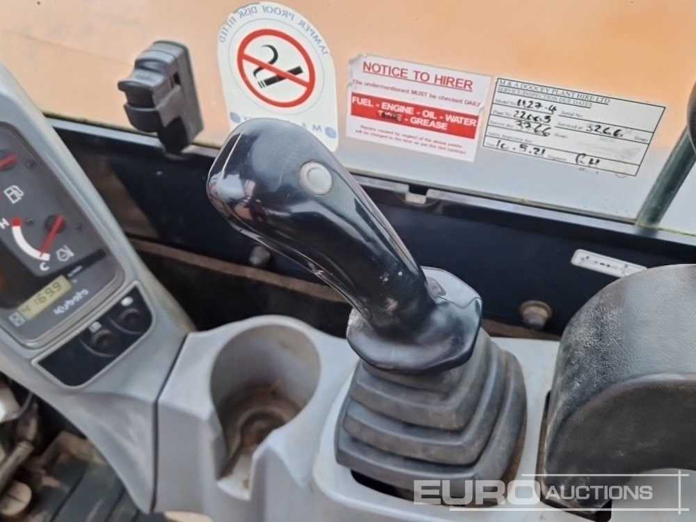 מיני מחפר 2015 Kubota U27-4: תמונה 37