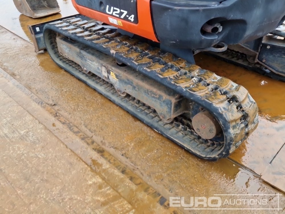 מיני מחפר 2015 Kubota U27-4: תמונה 12