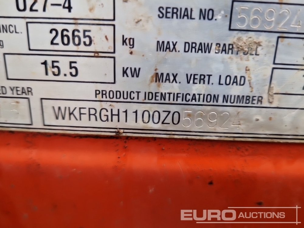 מיני מחפר 2015 Kubota U27-4: תמונה 42
