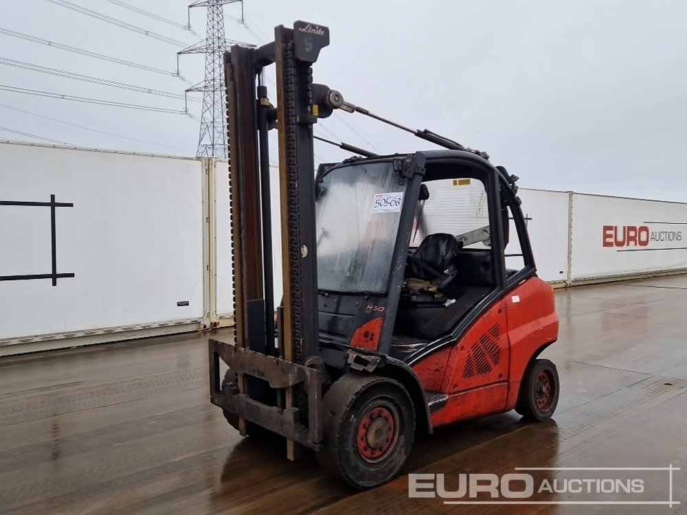 2015 Linde H50D-02 - מלגזה: תמונה 1 2015 Linde H50D-02 - מלגזה: תמונה 1
