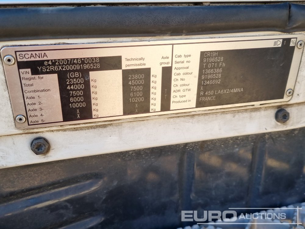 יחידת טרקטור 2015 Scania R450: תמונה 41