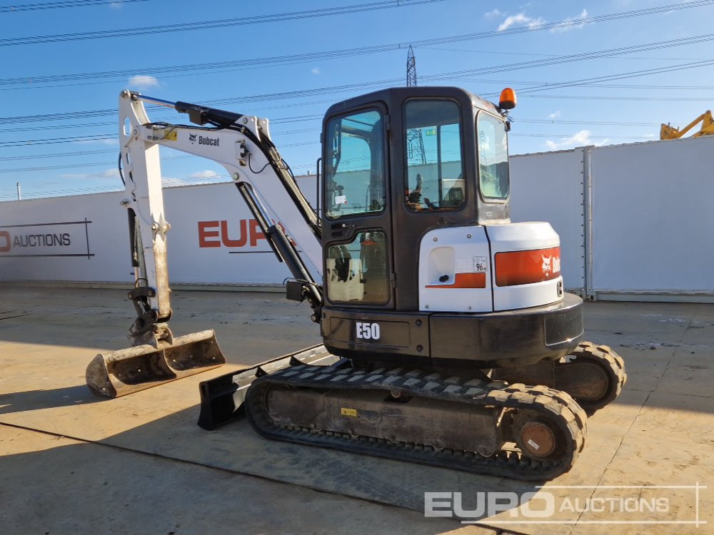 2016 Bobcat E50 - מיני מחפר: תמונה 3 2016 Bobcat E50 - מיני מחפר: תמונה 3