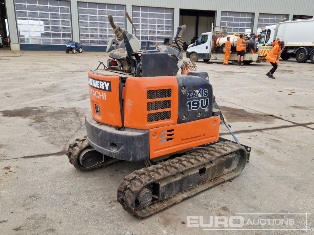2016 Hitachi ZX19U-5A YR - מיני מחפר: תמונה 5 2016 Hitachi ZX19U-5A YR - מיני מחפר: תמונה 5
