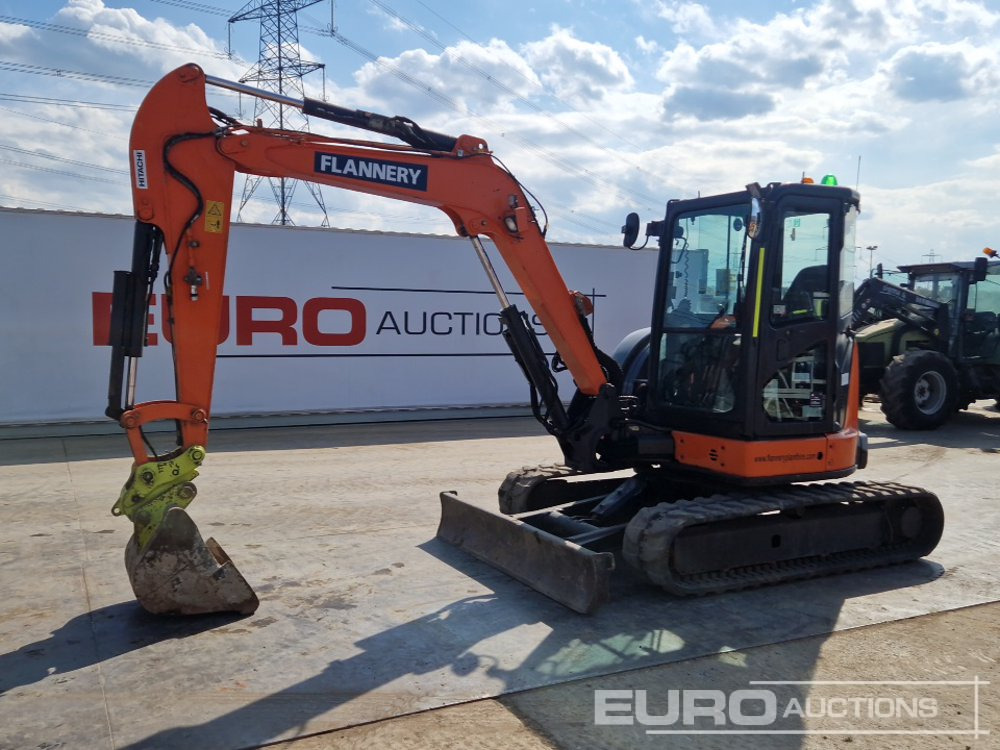 2016 Hitachi ZX55U-5A - מיני מחפר: תמונה 1 2016 Hitachi ZX55U-5A - מיני מחפר: תמונה 1