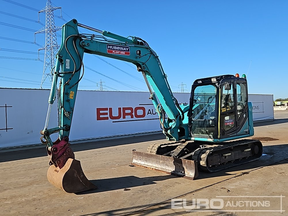 2016 Kobelco SK85MSR-3E - מיני מחפר: תמונה 1 2016 Kobelco SK85MSR-3E - מיני מחפר: תמונה 1