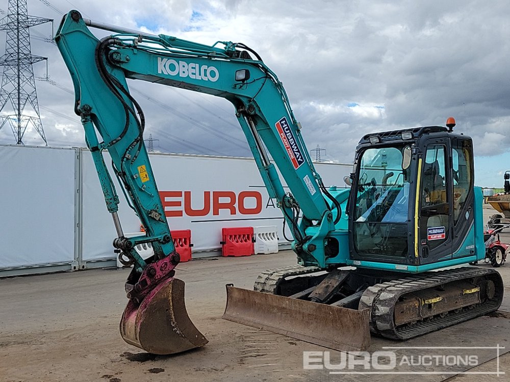 2016 Kobelco SK85MSR-3E - מיני מחפר: תמונה 1 2016 Kobelco SK85MSR-3E - מיני מחפר: תמונה 1