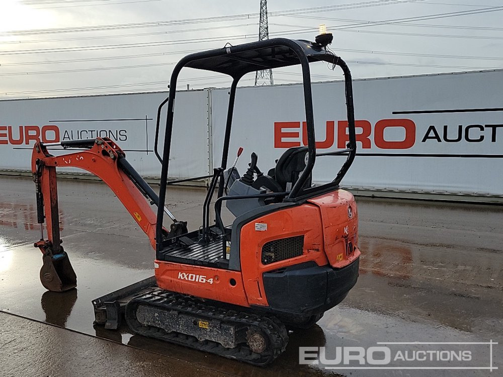 2016 Kubota KX016-4 - מיני מחפר: תמונה 3 2016 Kubota KX016-4 - מיני מחפר: תמונה 3