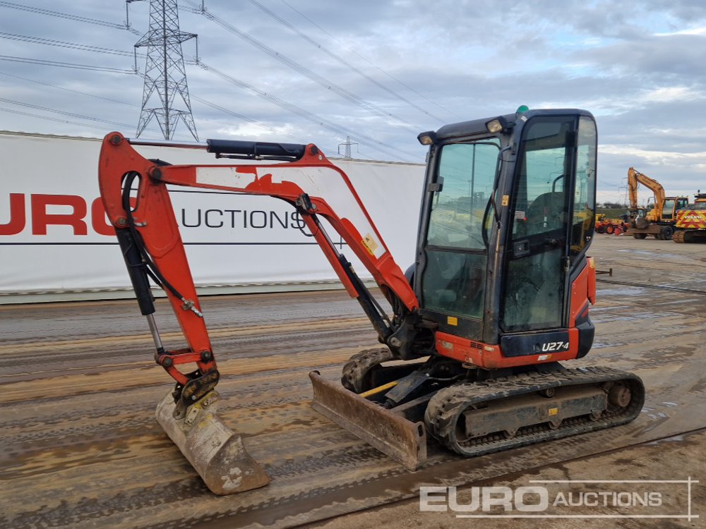 2016 Kubota U27-4 - מיני מחפר: תמונה 1 2016 Kubota U27-4 - מיני מחפר: תמונה 1