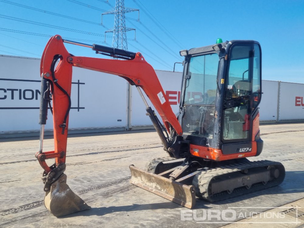 2016 Kubota U27-4 - מיני מחפר: תמונה 1 2016 Kubota U27-4 - מיני מחפר: תמונה 1