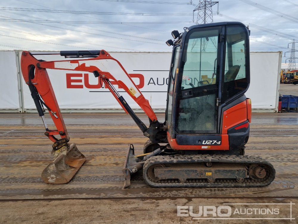 2016 Kubota U27-4 - מיני מחפר: תמונה 2 2016 Kubota U27-4 - מיני מחפר: תמונה 2