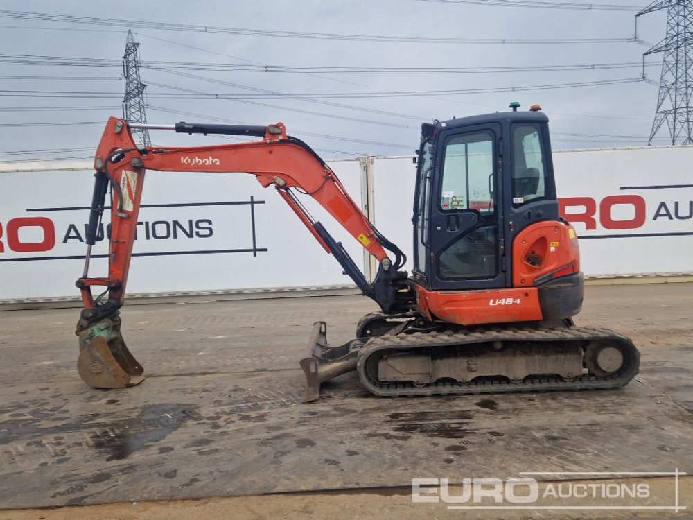 2016 Kubota U48-4 - מיני מחפר: תמונה 2 2016 Kubota U48-4 - מיני מחפר: תמונה 2