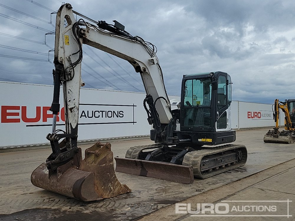 2017 Bobcat E85 - מיני מחפר: תמונה 1 2017 Bobcat E85 - מיני מחפר: תמונה 1