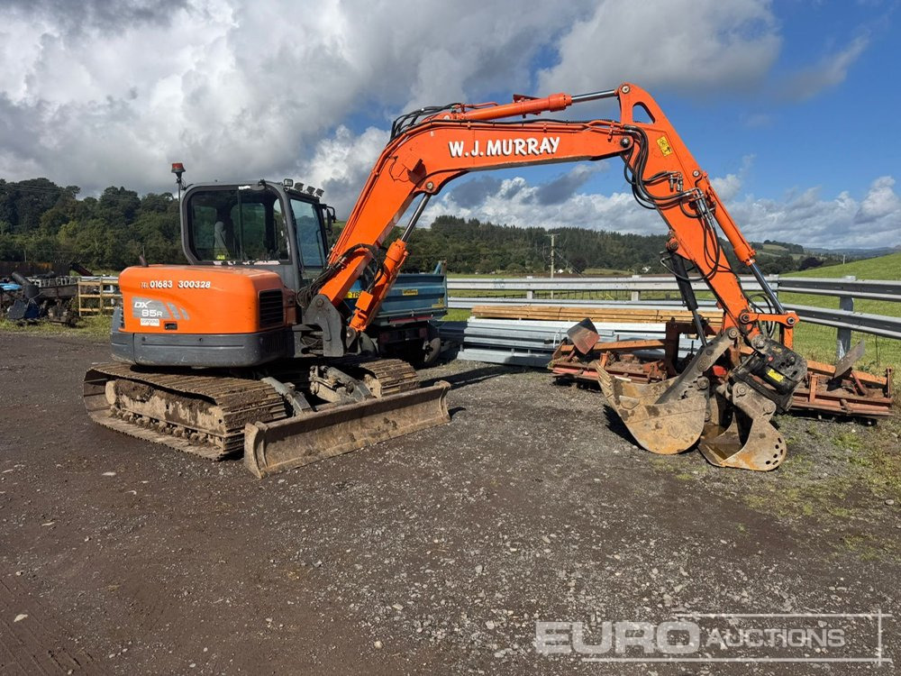 2017 Doosan DX85R-3 - מיני מחפר: תמונה 4 2017 Doosan DX85R-3 - מיני מחפר: תמונה 4