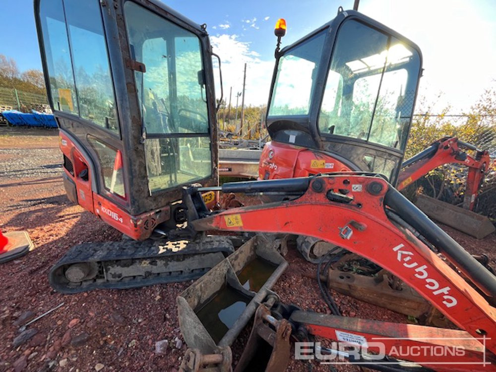 2017 Kubota KX016-4 - מיני מחפר: תמונה 1 2017 Kubota KX016-4 - מיני מחפר: תמונה 1