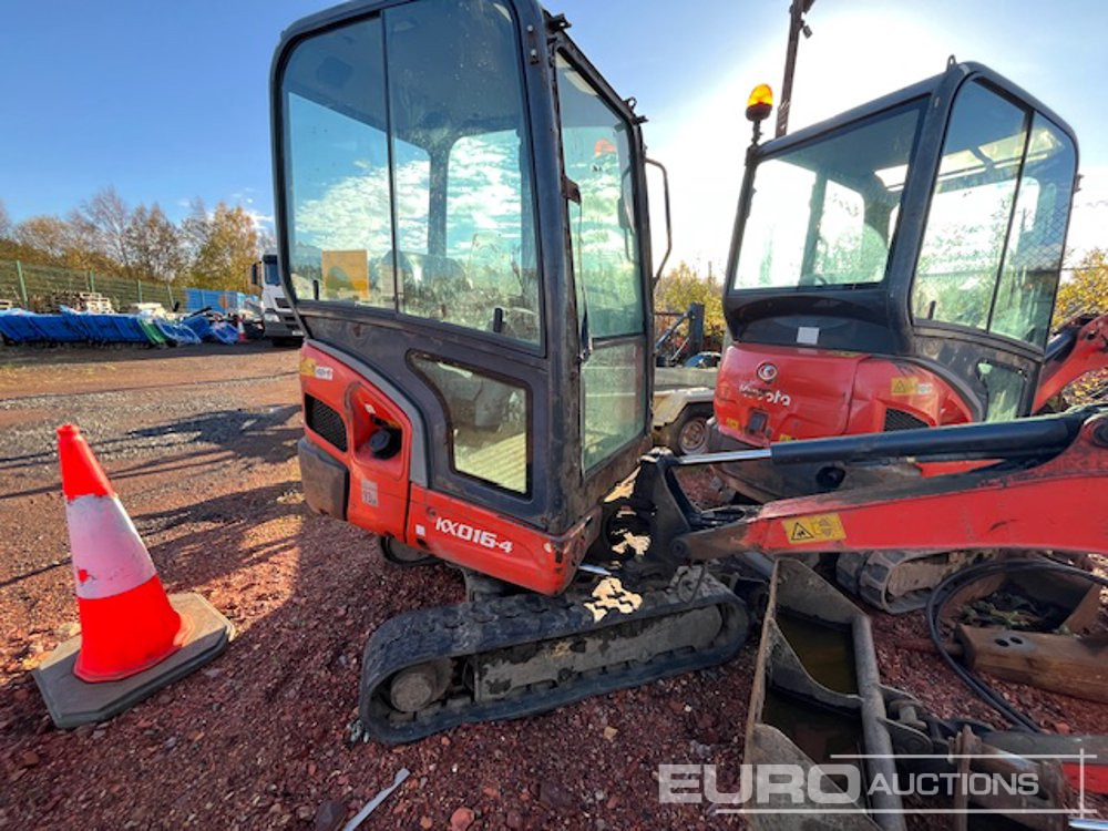 2017 Kubota KX016-4 - מיני מחפר: תמונה 2 2017 Kubota KX016-4 - מיני מחפר: תמונה 2
