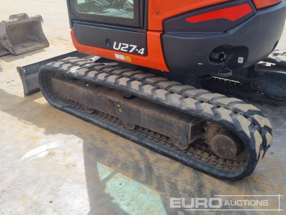 מיני מחפר 2017 Kubota U27-4: תמונה 12