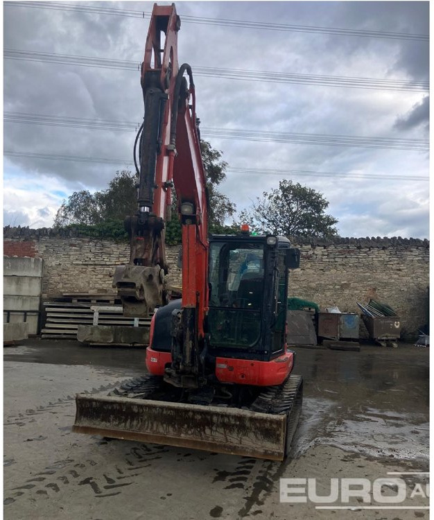 2017 Kubota U55-4 - מיני מחפר: תמונה 4 2017 Kubota U55-4 - מיני מחפר: תמונה 4