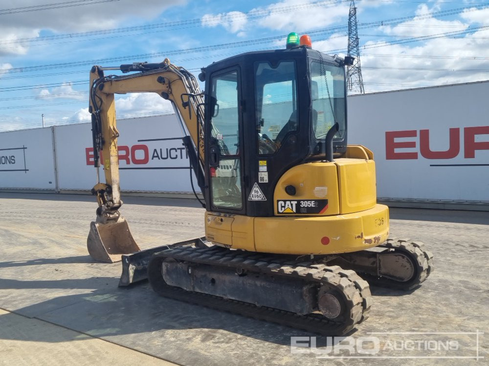 2018 CAT 305E2 - מיני מחפר: תמונה 3 2018 CAT 305E2 - מיני מחפר: תמונה 3
