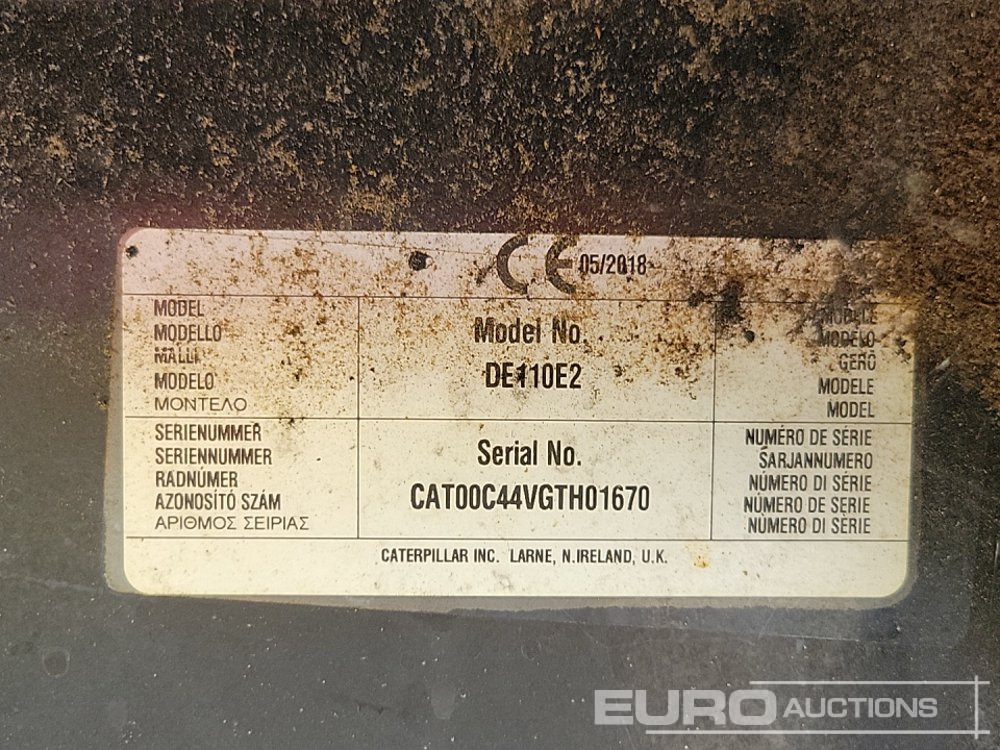 ערכת גנרטורים 2018 Caterpillar 110kVA Generator, 4 Cylinder Engine: תמונה 27