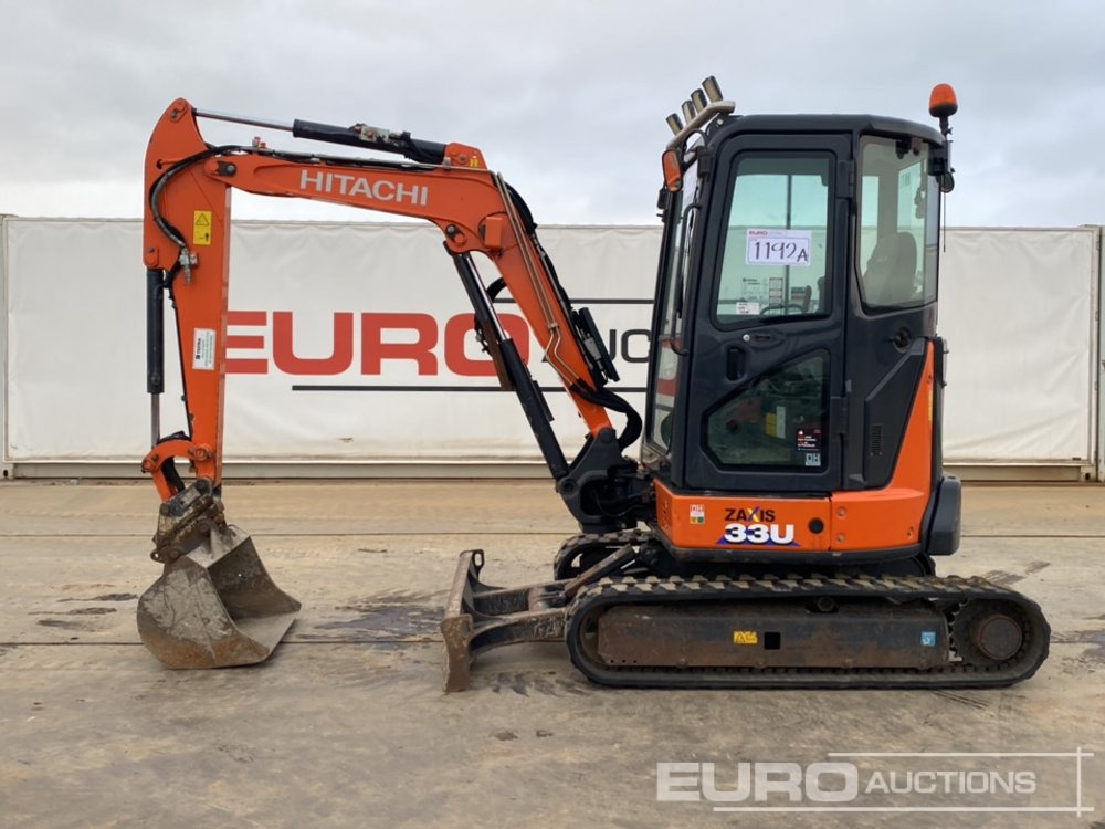 2018 Hitachi ZX33U-5A CLR - מיני מחפר: תמונה 2 2018 Hitachi ZX33U-5A CLR - מיני מחפר: תמונה 2