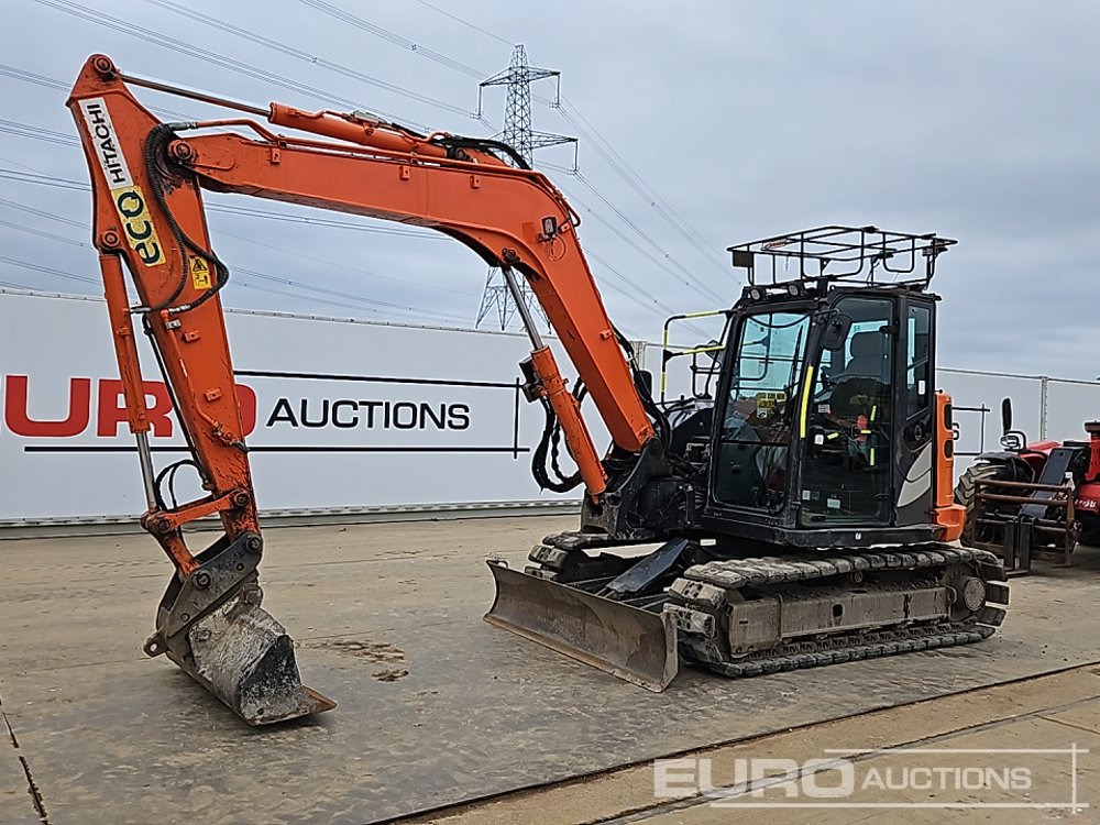 2018 Hitachi ZX85USB-5A - מיני מחפר: תמונה 1 2018 Hitachi ZX85USB-5A - מיני מחפר: תמונה 1