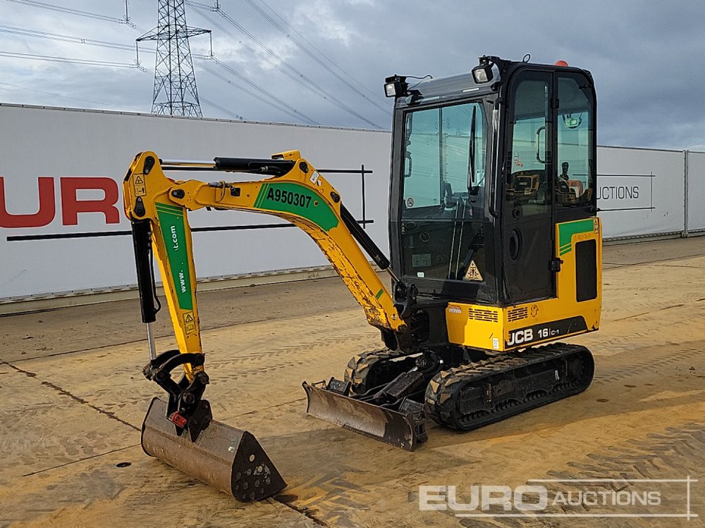 2018 JCB 16C-1 - מיני מחפר: תמונה 1 2018 JCB 16C-1 - מיני מחפר: תמונה 1