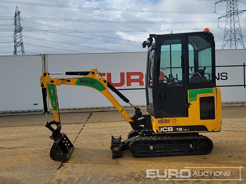 2018 JCB 16C-1 - מיני מחפר: תמונה 2 2018 JCB 16C-1 - מיני מחפר: תמונה 2