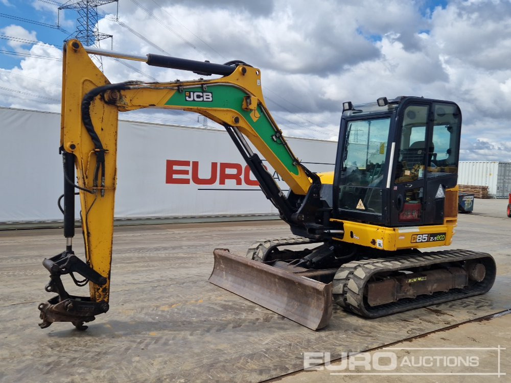 2018 JCB 85Z-1 ECO - מיני מחפר: תמונה 1 2018 JCB 85Z-1 ECO - מיני מחפר: תמונה 1