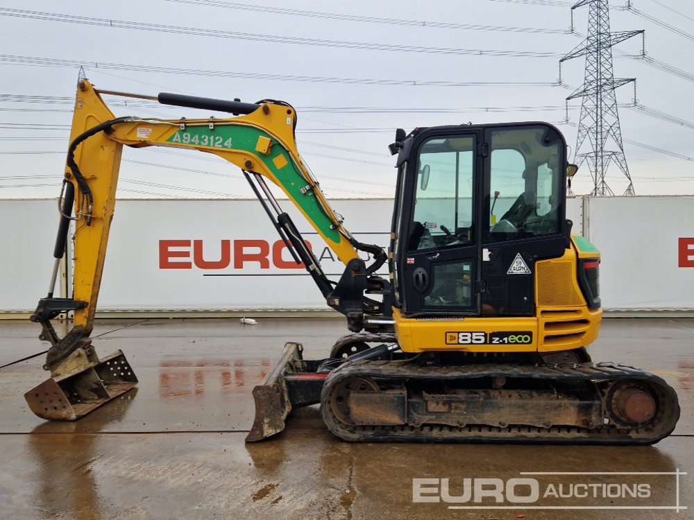 2018 JCB 85Z-1 - מיני מחפר: תמונה 2 2018 JCB 85Z-1 - מיני מחפר: תמונה 2