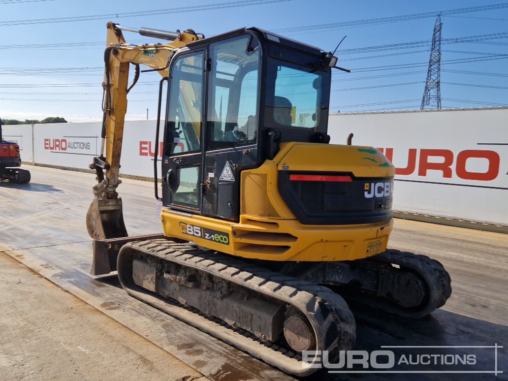 2018 JCB 85Z-1 - מיני מחפר: תמונה 3 2018 JCB 85Z-1 - מיני מחפר: תמונה 3