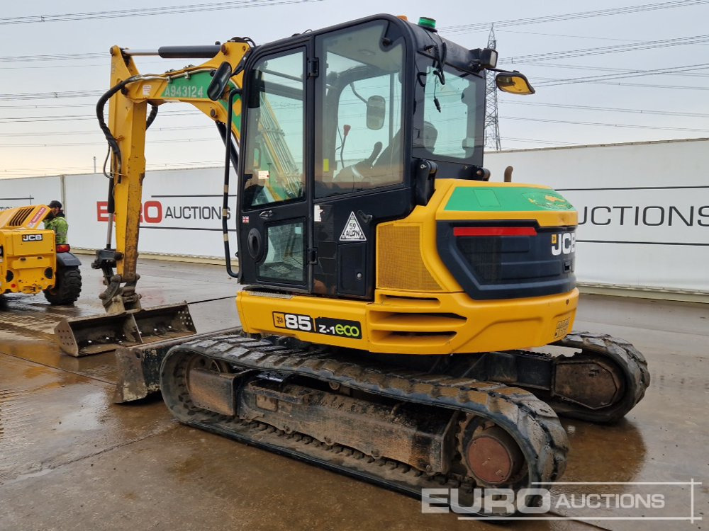 2018 JCB 85Z-1 - מיני מחפר: תמונה 3 2018 JCB 85Z-1 - מיני מחפר: תמונה 3