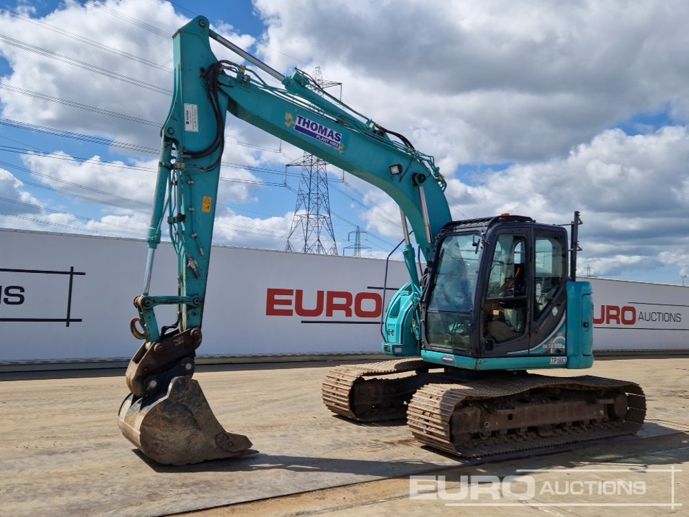 2018 Kobelco SK140SRLC-5 - מחפר סורק: תמונה 1 2018 Kobelco SK140SRLC-5 - מחפר סורק: תמונה 1