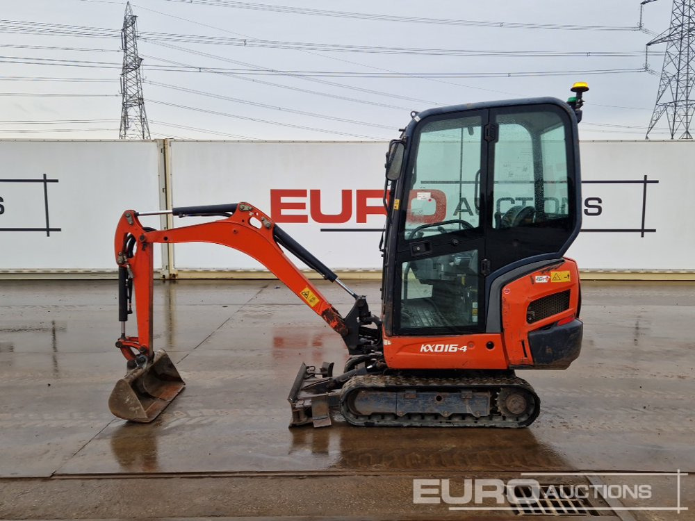 2018 Kubota KX016-4 - מיני מחפר: תמונה 2 2018 Kubota KX016-4 - מיני מחפר: תמונה 2