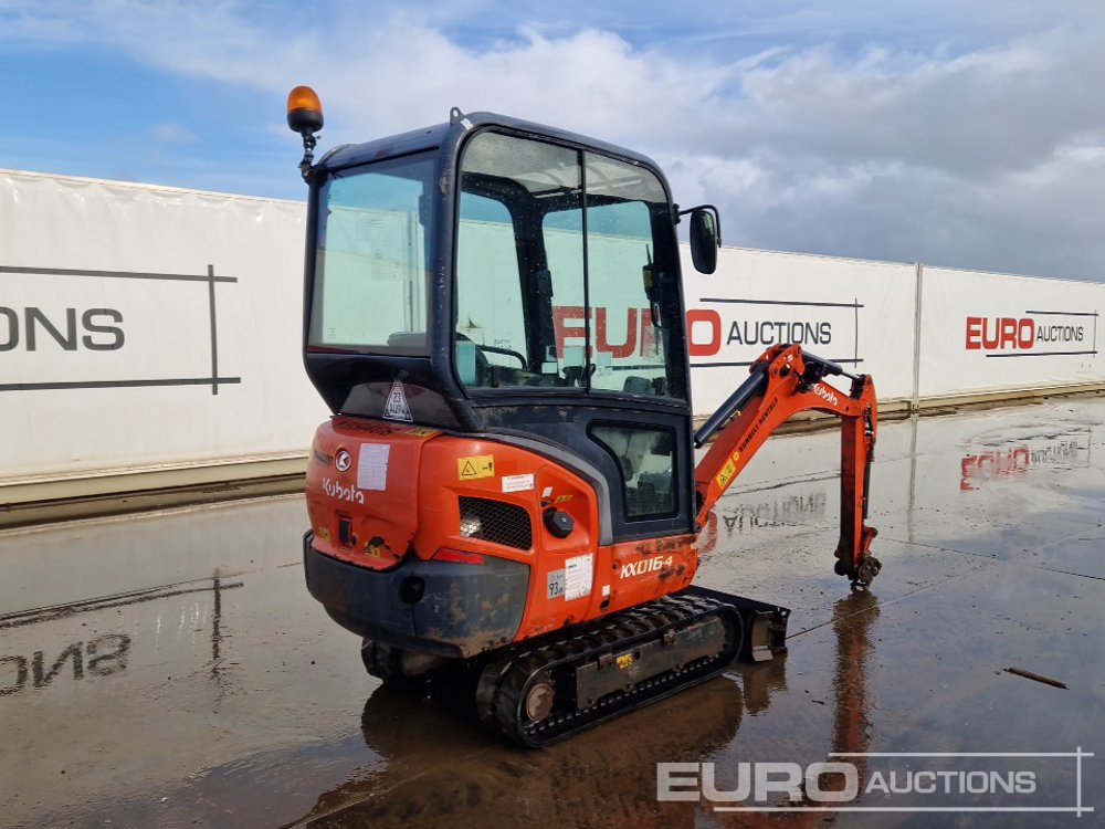 2018 Kubota KX016-4 - מיני מחפר: תמונה 5 2018 Kubota KX016-4 - מיני מחפר: תמונה 5