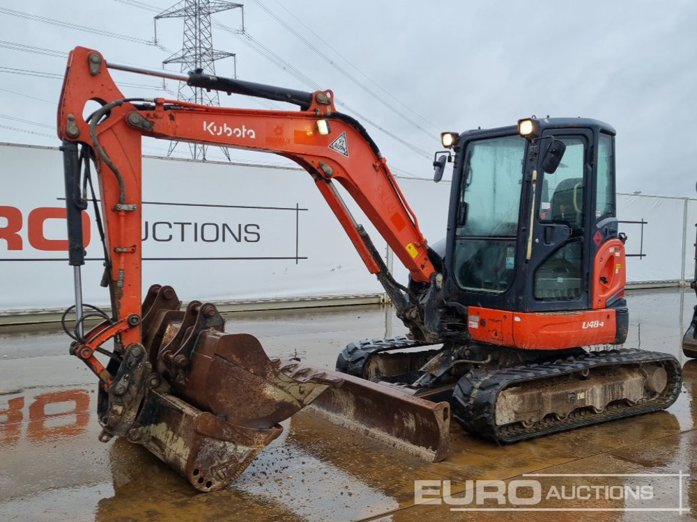 2018 Kubota U48-4 - מיני מחפר: תמונה 1 2018 Kubota U48-4 - מיני מחפר: תמונה 1