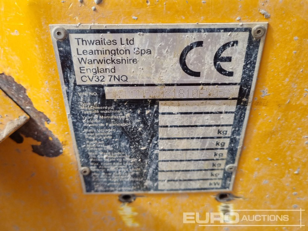 מיני מסיר פסולת 2018 Thwaites 3 Ton: תמונה 40