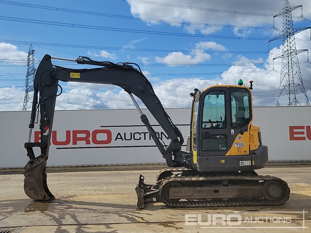 2018 Volvo ECR88D - מיני מחפר: תמונה 2 2018 Volvo ECR88D - מיני מחפר: תמונה 2